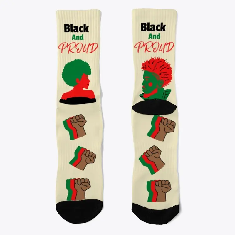 Black and Proudmas Sock