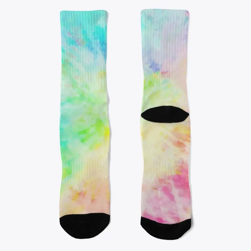 GreenPink Dye Socks